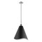 Nuvo Tango 1-Light Small Pendant Matte Black with Polished Nickel 60/7472 - alternate 3